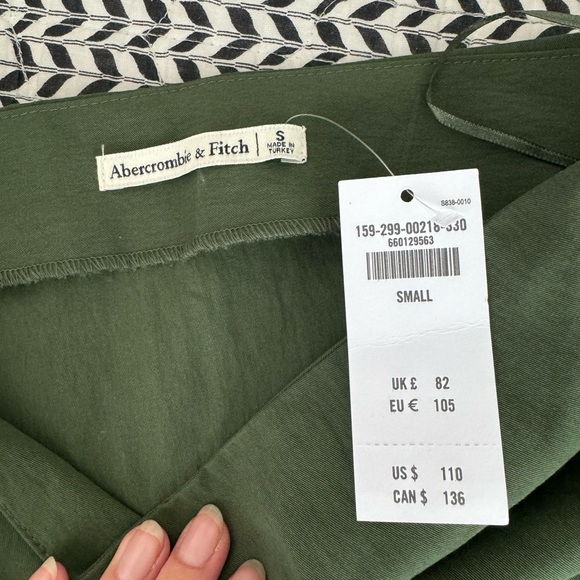 NWT Abercrombie midi green dress - Picture 7 of 9